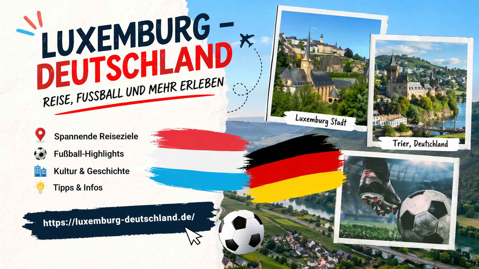 Luxemburg Deutschland Reise und Fußball Guide