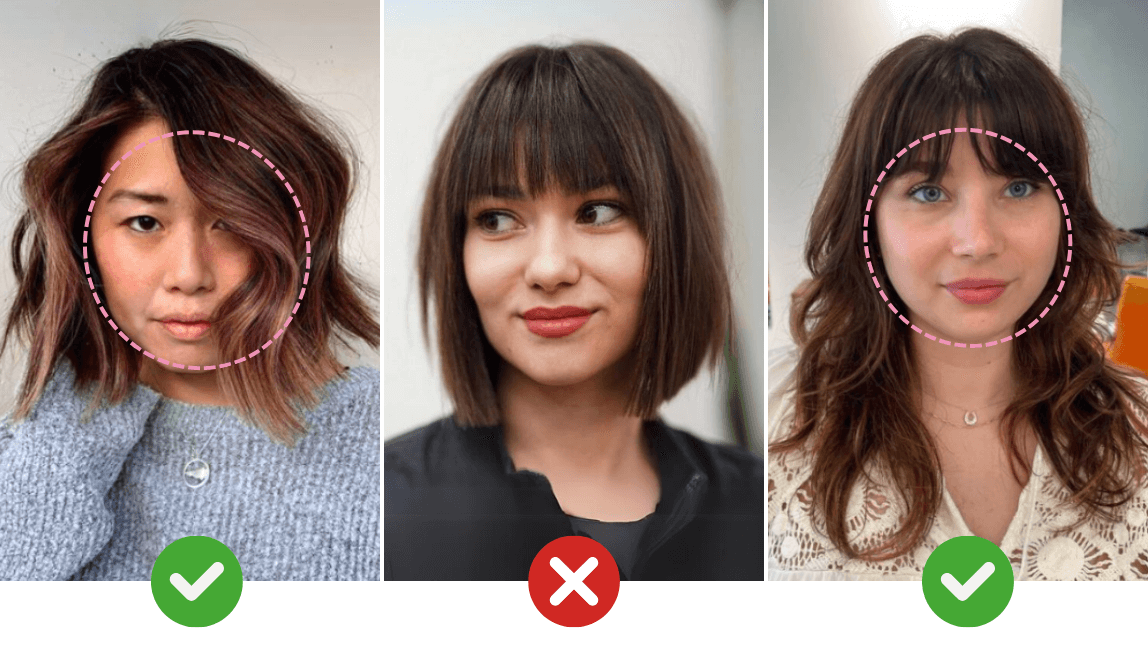 frisuren rundes gesicht vorher nachher