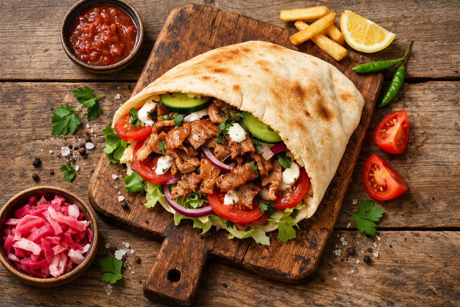 wie viel kcal hat ein döner